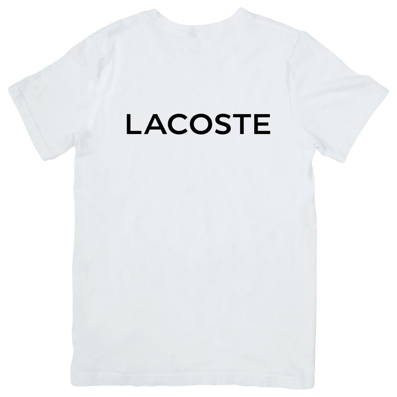 Camisa Lacoste Logo Writing